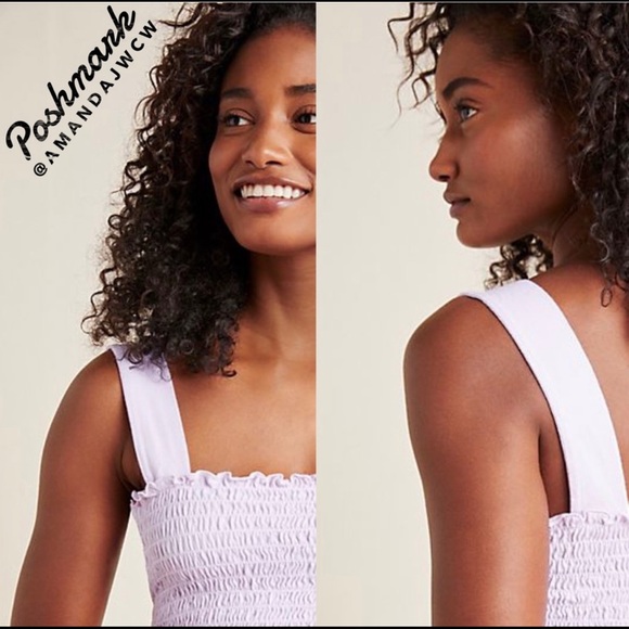 Anthropologie T.La Sivan Smocked Tank - NWT - Picture 4 of 7